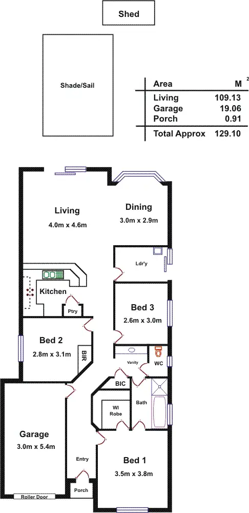 Floorplan of Homely house listing, 2 / 3 Fleet Street, Salisbury SA 5108