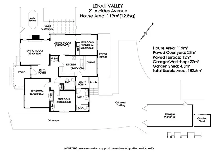 Floorplan of Homely house listing, 21 Alcides Avenue, Lenah Valley TAS 7008