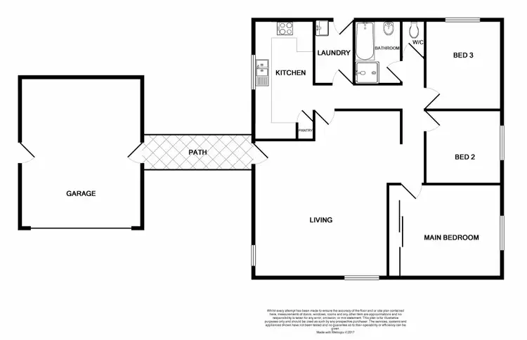Floorplan of Homely house listing, 60 Melaleuca Drive, Metford NSW 2323