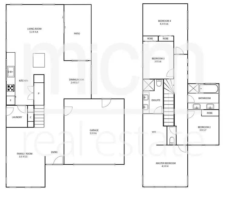 Floorplan of Homely house listing, 24 Waterview Drive, Mernda VIC 3754