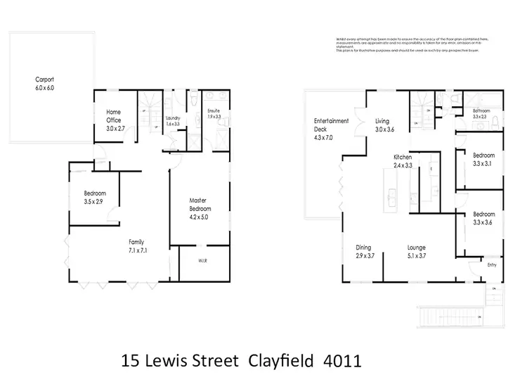 Floorplan of Homely house listing, 15 Lewis Street, Clayfield QLD 4011