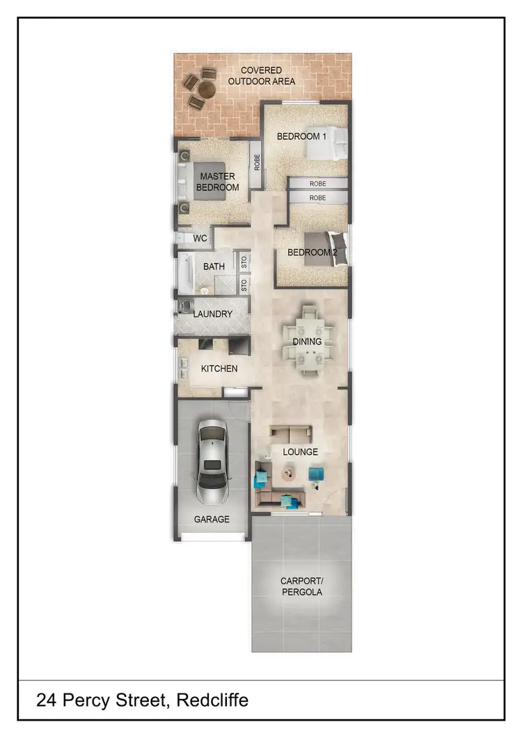 Floorplan of Homely house listing, 24 Percy Street, Redcliffe QLD 4020