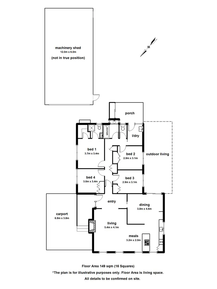 Floorplan of Homely house listing, 1580 Pakenham Road, Cockatoo VIC 3781