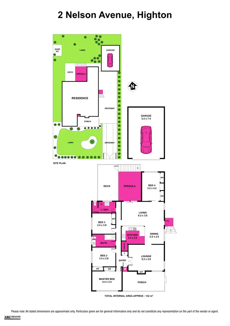 Floorplan of Homely house listing, 2 Nelson Avenue, Highton VIC 3216