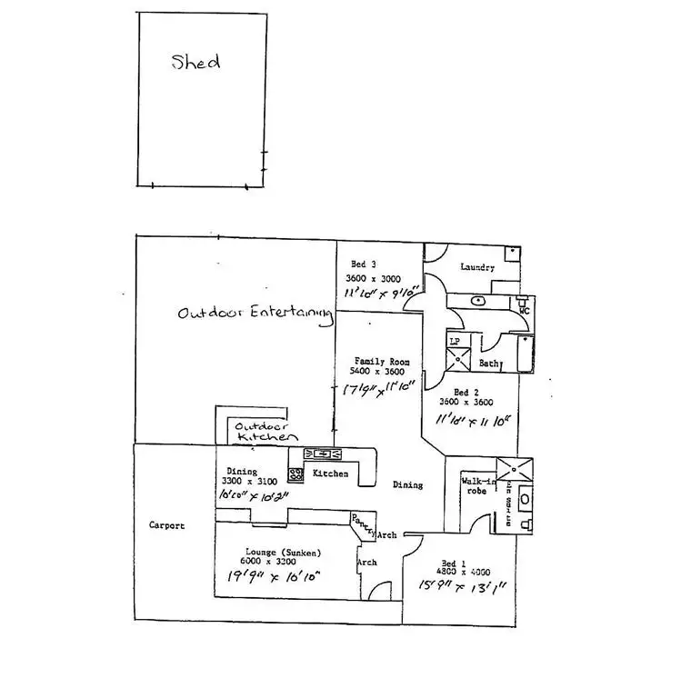 Floorplan of Homely house listing, 4 Najar Crescent, Berri SA 5343