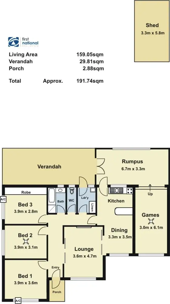 Floorplan of Homely house listing, 30 Krieg Road, Evanston Park SA 5116
