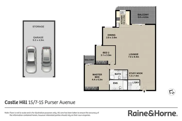 Floorplan of Homely unit listing, 15/7-15 Purser Avenue, Castle Hill NSW 2154