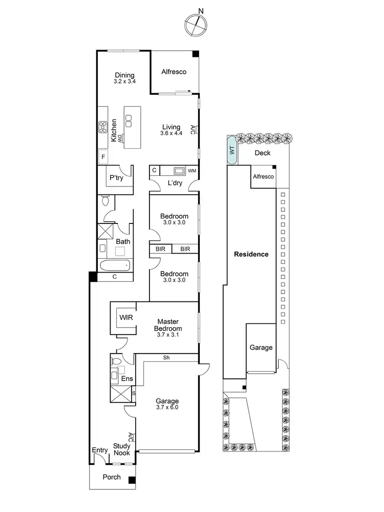 Floorplan of Homely house listing, 22 Berembong Drive, Keilor East VIC 3033