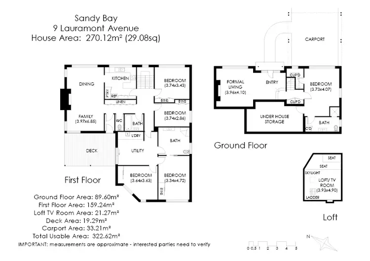 Floorplan of Homely house listing, 9 Lauramont Avenue, Sandy Bay TAS 7005