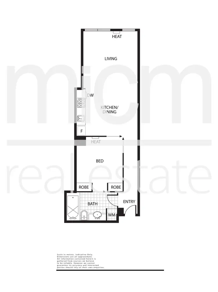Floorplan of Homely apartment listing, 902/225 Elizabeth Street, Melbourne VIC 3000