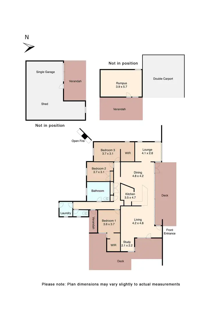 Floorplan of Homely house listing, 221 Brays Road, Cambrian Hill VIC 3352