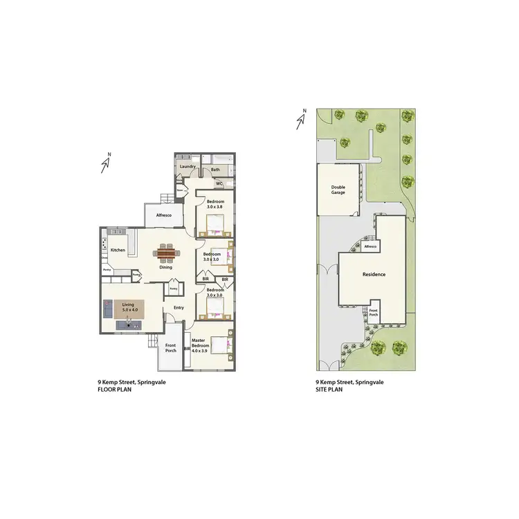 Floorplan of Homely house listing, 9 Kemp Street, Springvale VIC 3171