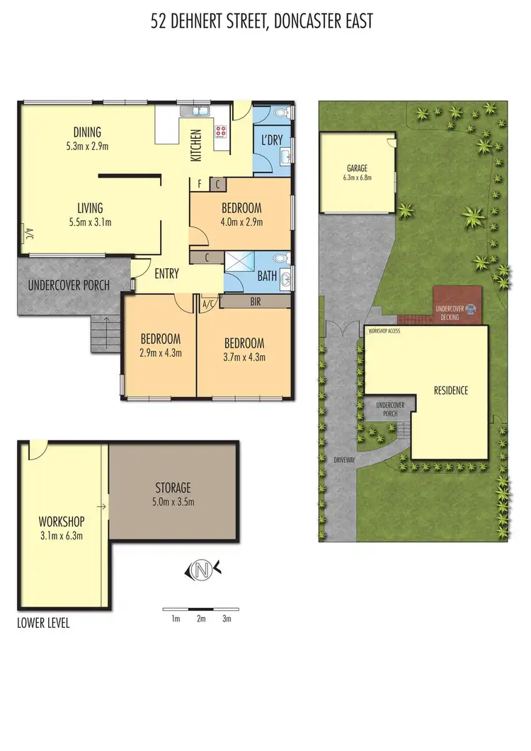 Floorplan of Homely house listing, 52 Dehnert Street, Doncaster East VIC 3109
