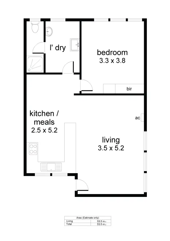 Floorplan of Homely unit listing, 11/7-13 Wellington Square, North Adelaide SA 5006