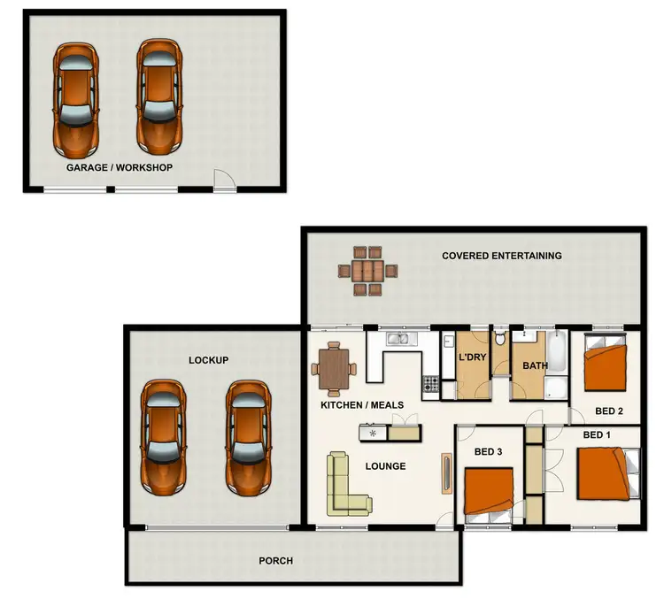 Floorplan of Homely house listing, 75 Flinders Crescent, Boronia Heights QLD 4124