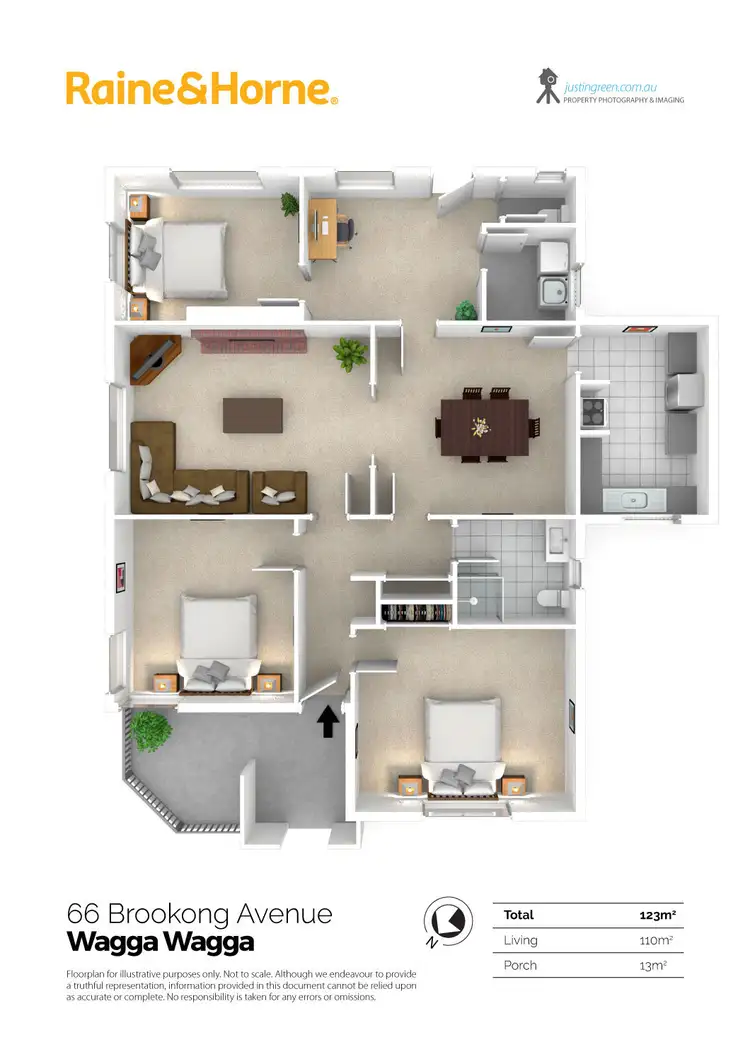 Floorplan of Homely house listing, 66 Brookong Ave, Wagga Wagga NSW 2650