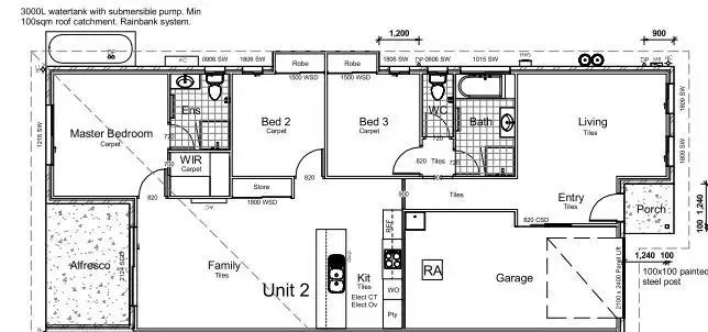 Floorplan of Homely semi-detached listing, 2/161 Male Road, Caboolture QLD 4510