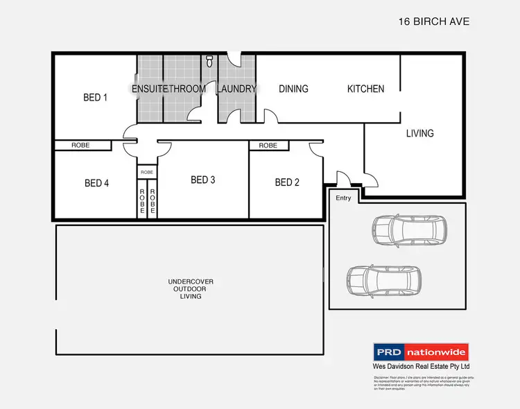 Floorplan of Homely house listing, 16 Birch Avenue, Horsham VIC 3400