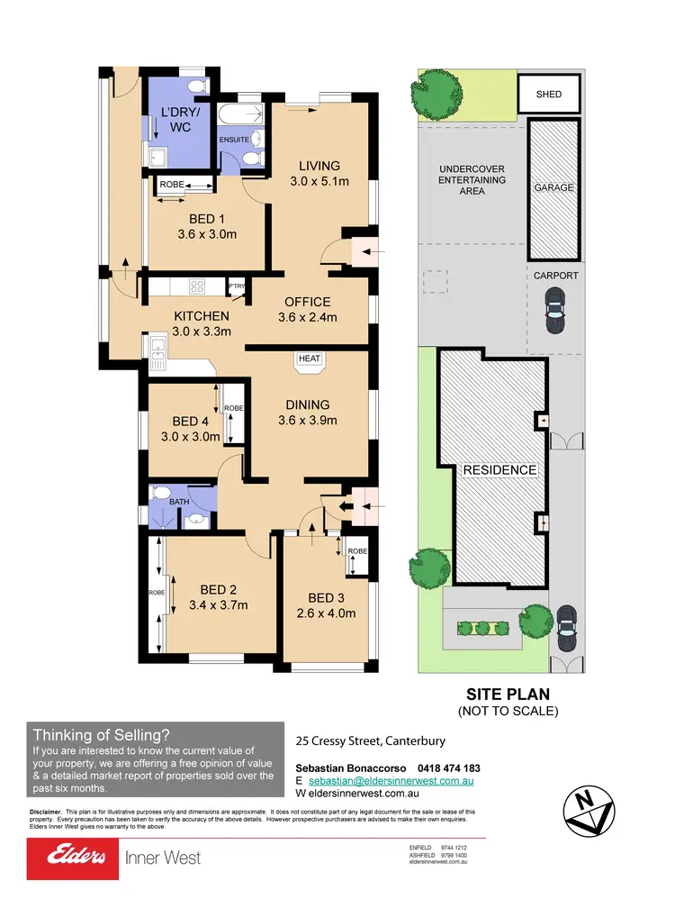 Floorplan of Homely house listing, 25 Cressy Street, Canterbury NSW 2193