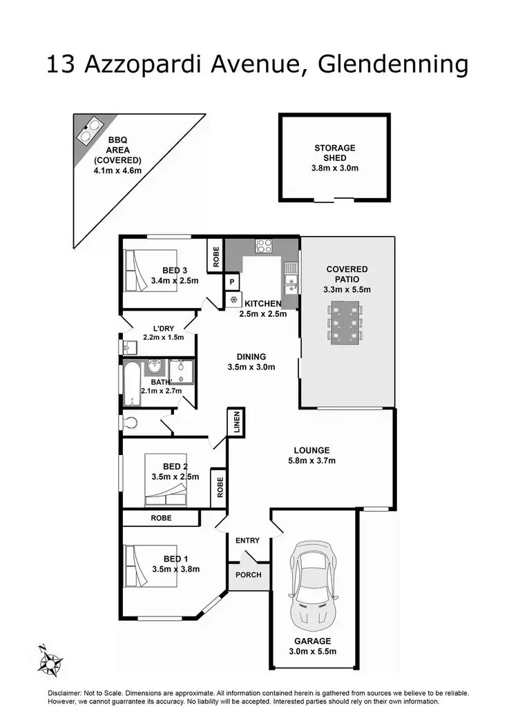 Floorplan of Homely house listing, 13 Azzopardi Avenue, Glendenning NSW 2761