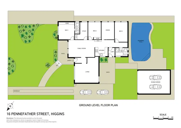 Floorplan of Homely house listing, 16 Pennefather Street, Higgins ACT 2615