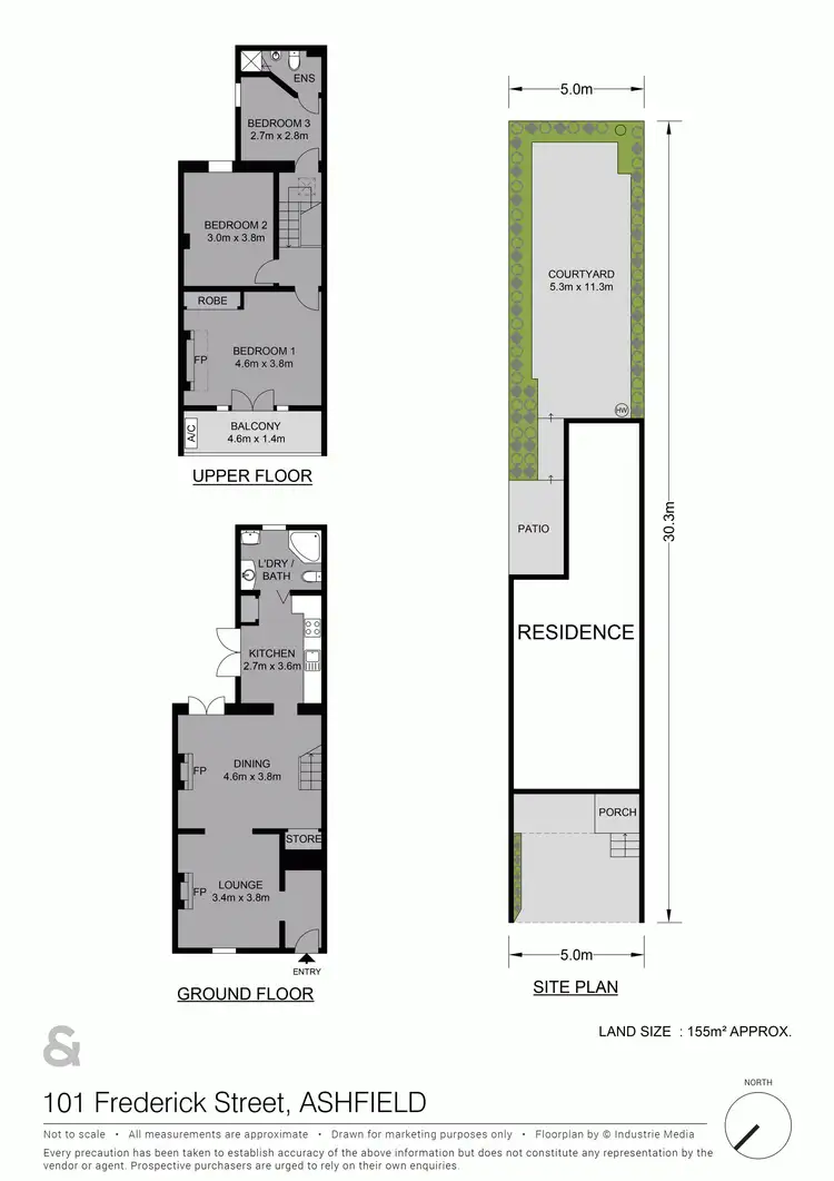 Floorplan of Homely house listing, 101 Frederick Street, Ashfield NSW 2131