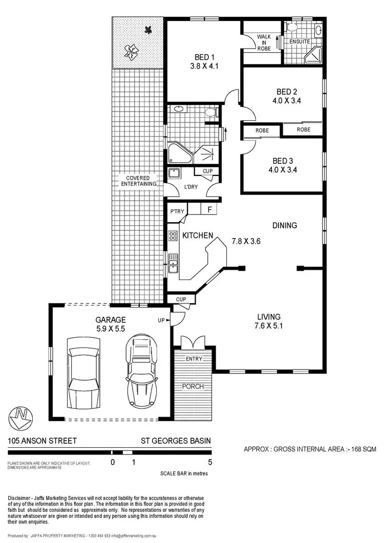 Floorplan of Homely house listing, 105 Anson Street, St Georges Basin NSW 2540