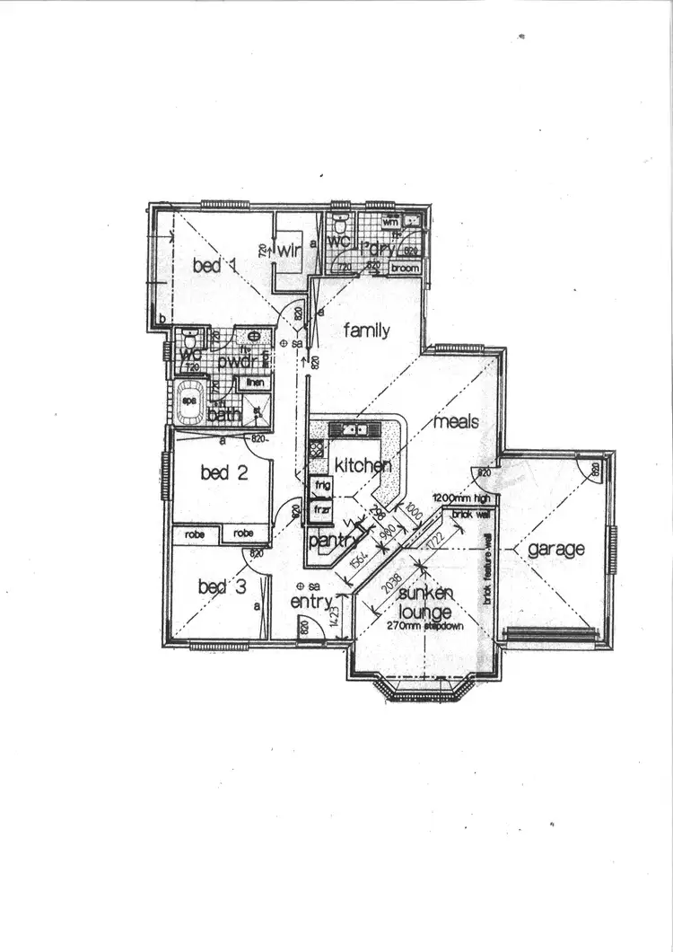 Floorplan of Homely house listing, 6 Ryan Avenue, Mount Gambier SA 5290