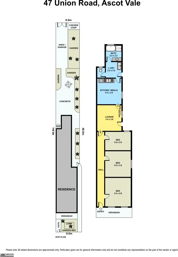 Floorplan of Homely house listing, 47 Union Road, Ascot Vale VIC 3032