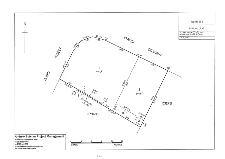 Floorplan of Homely land listing, Lot 2 Stakes Crescent, Elizabeth Downs SA 5113