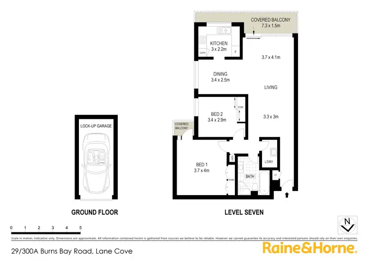 Floorplan of Homely apartment listing, 29/300A Burns Bay Road, Lane Cove NSW 2066