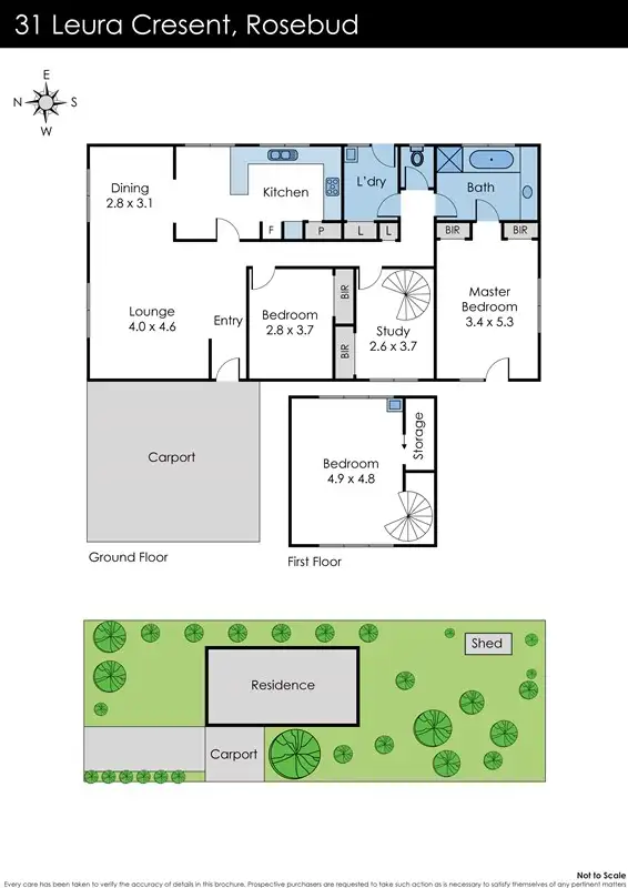 Floorplan of Homely house listing, 31 Leura Crescent, Rosebud VIC 3939