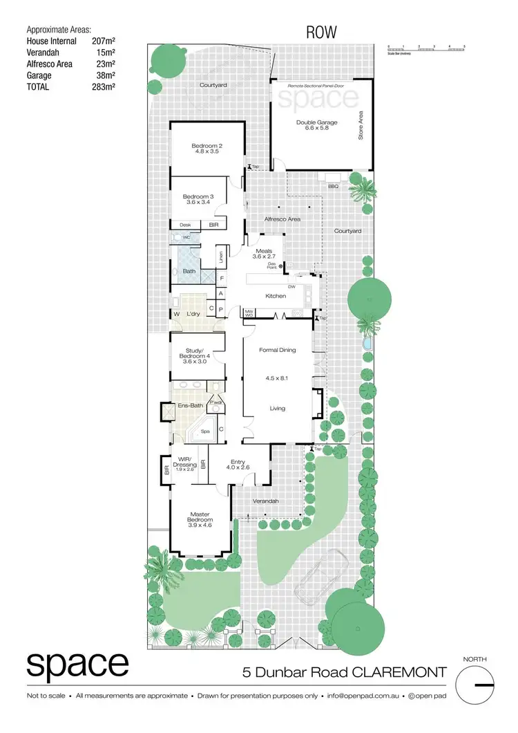Floorplan of Homely house listing, 5 Dunbar Road, Claremont WA 6010