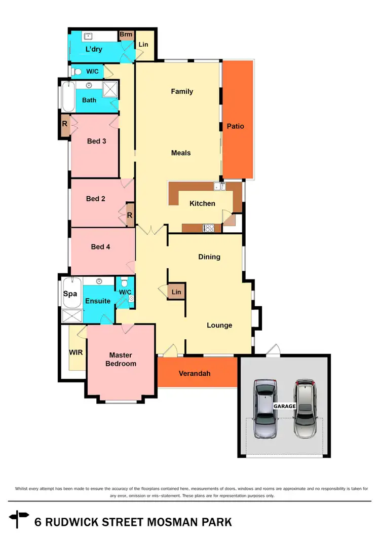 Floorplan of Homely house listing, 6 Rudwick Street, Mosman Park WA 6012