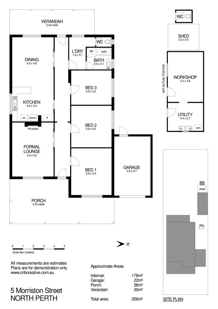 Floorplan of Homely house listing, 5 Morriston Street, North Perth WA 6006