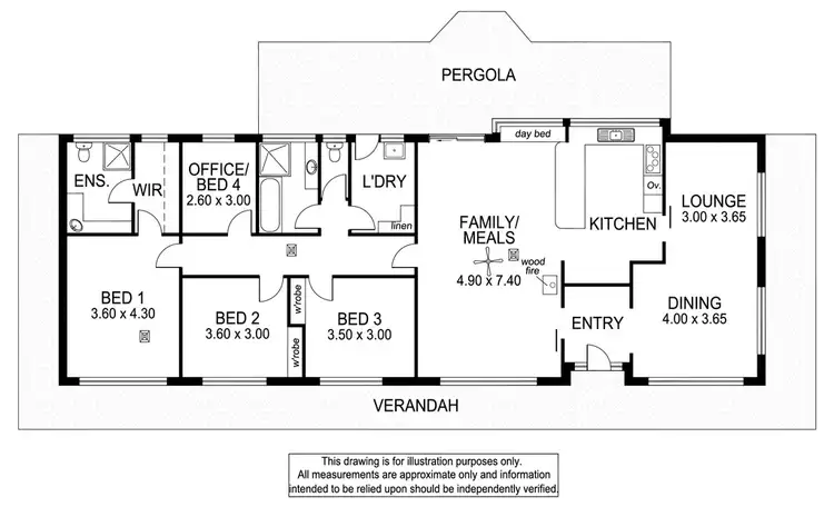 Floorplan of Homely house listing, 28-30 Kingsley Road, Allendale East SA 5291