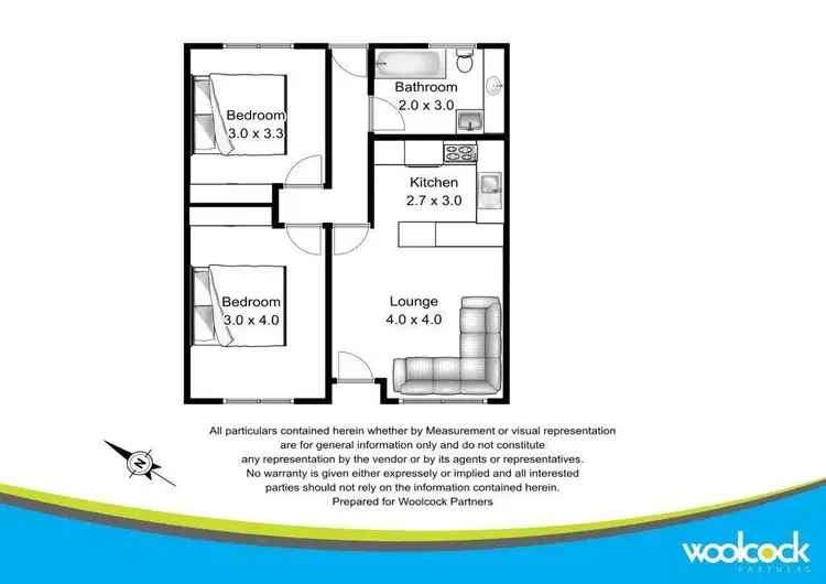 Floorplan of Homely unit listing, 5/9-11 Rintala St, Newstead TAS 7250