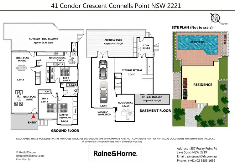 Floorplan of Homely house listing, 41 Condor Crescent, Connells Point NSW 2221