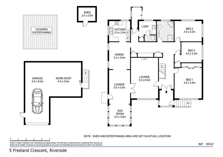 Floorplan of Homely house listing, 5 Freeland Crescent, Riverside TAS 7250