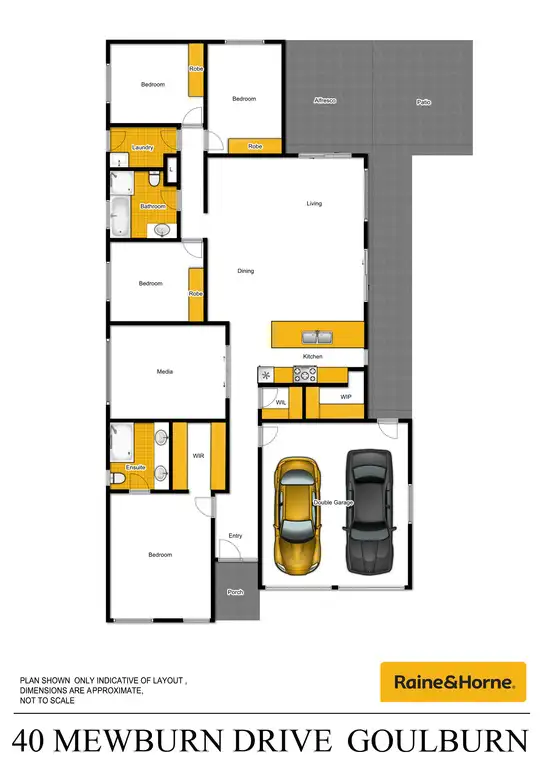 Floorplan of Homely house listing, 40 Mewburn Dr, Goulburn NSW 2580