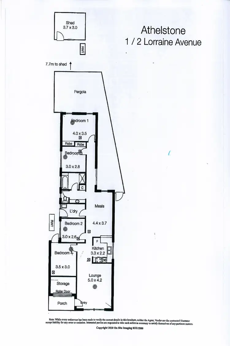 Floorplan of Homely house listing, 1/2 Lorraine Street, Athelstone SA 5076