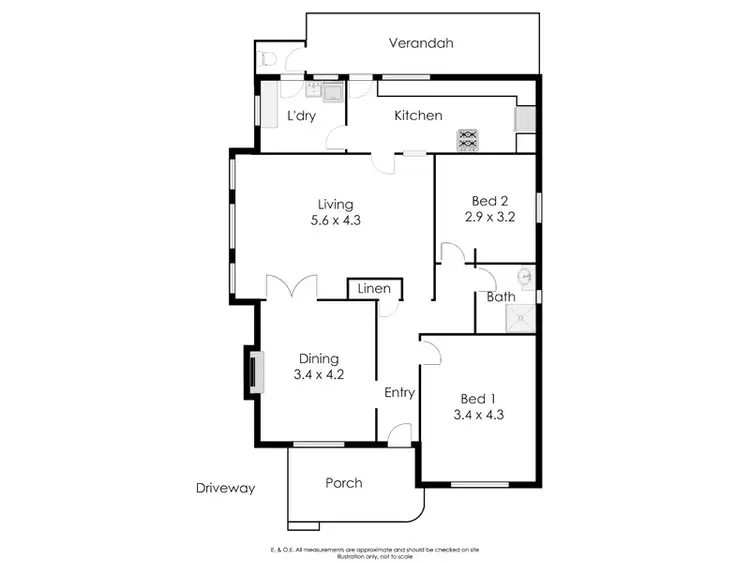 Floorplan of Homely house listing, 4 Sasse Avenue, Mount Hawthorn WA 6016