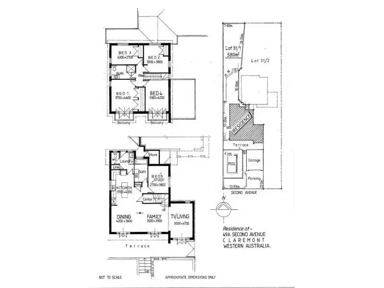 Floorplan of Homely house listing, 49A Second Avenue, Claremont WA 6010