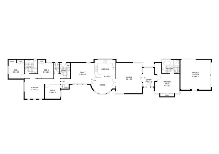 Floorplan of Homely house listing, 20A PEPLER AVENUE, Salter Point WA 6152