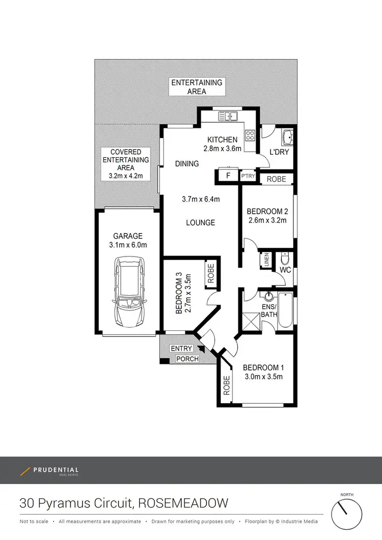 Floorplan of Homely house listing, 30 Pyramus Circuit, Rosemeadow NSW 2560