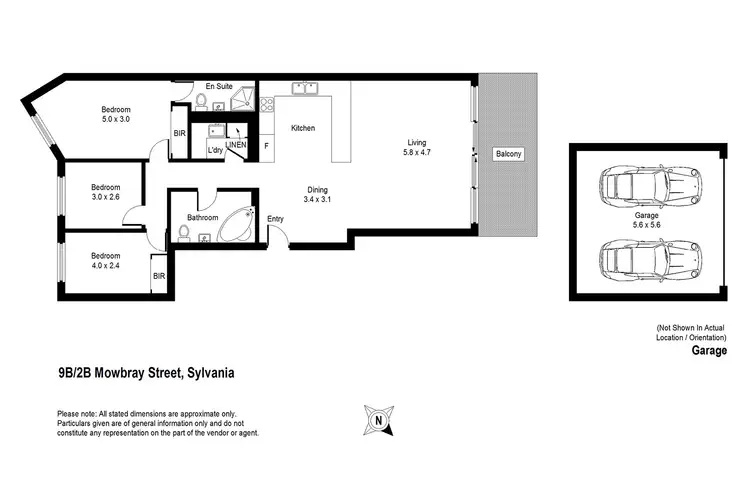 Floorplan of Homely house listing, 9B/2B Mowbray Street, Sylvania NSW 2224