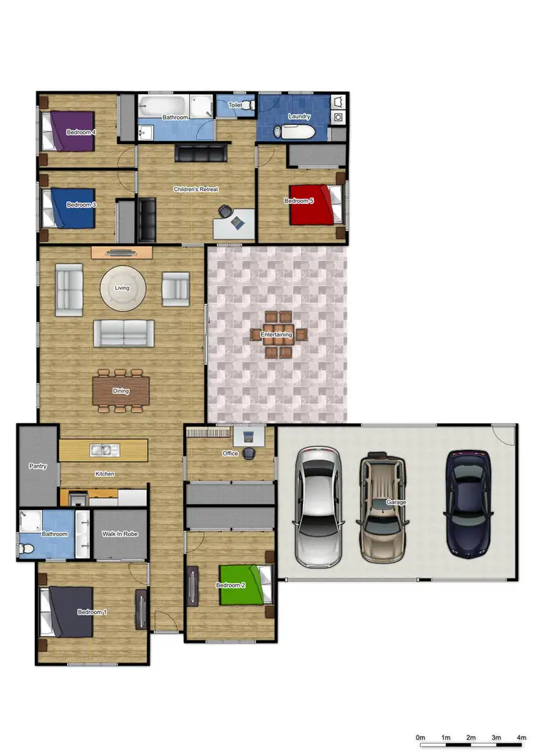 Floorplan of Homely house listing, 8 Timberline Way, Jimboomba QLD 4280