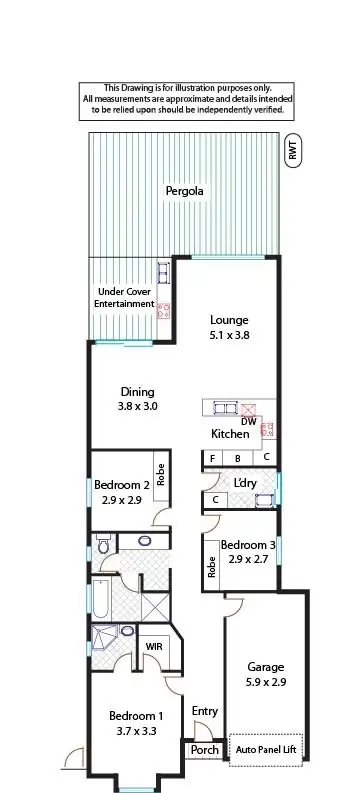 Floorplan of Homely house listing, 212B Kesters Road, Para Hills SA 5096