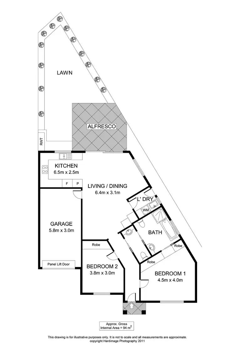 Floorplan of Homely house listing, 30B Boyle Street, Oaklands Park SA 5046