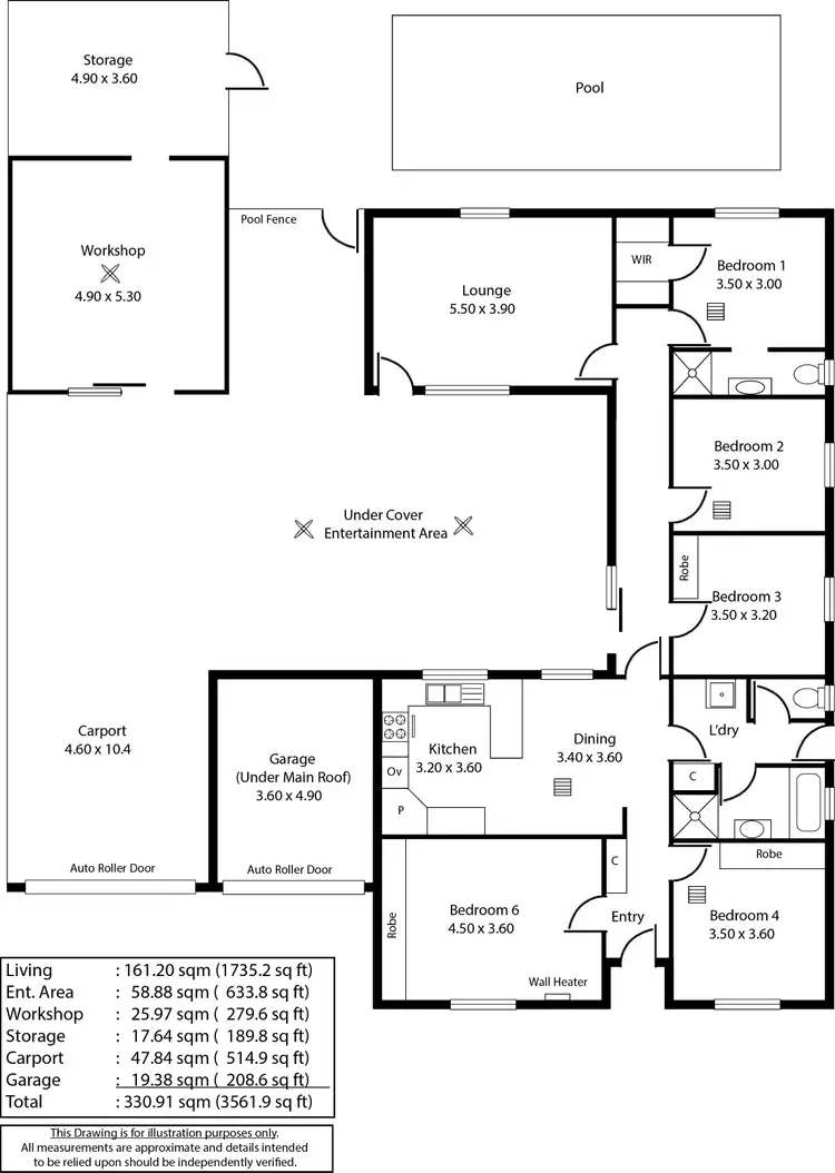 Floorplan of Homely house listing, 41 Ramsay Way, Para Hills West SA 5096